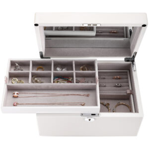 Jewelry Storage Box-25-White