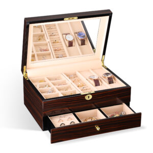 Jewelry Storage Box-JTR-30-Wood Grain