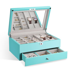 Jewelry Storage Box-JTR-30-Blue