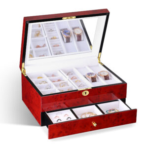 Jewelry Storage Box-JTR-30-Red