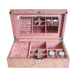 Jewelry Storage Box-JTR-31-Rose Quartz