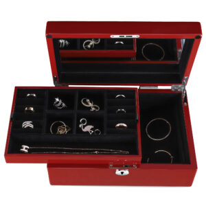 Jewelry Storage Box-3549-Red