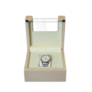 High-Gloss Watch Storage Box ：Sleek Material & Velvet Lining for Timepiece Protection Watch Box-001B