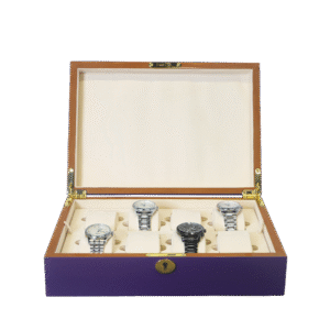 Factory Direct Wooden Eight Watch Boxes - Velvet-Lined 8-Slot Luxury Watch Display & Storage Case 0368