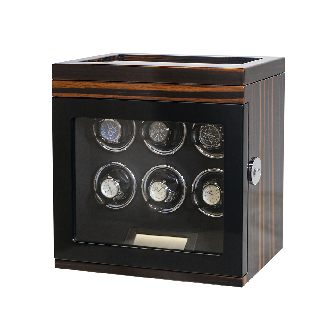 Twing-pak Elite 6-Watch Winder with Fingerprint Lock
