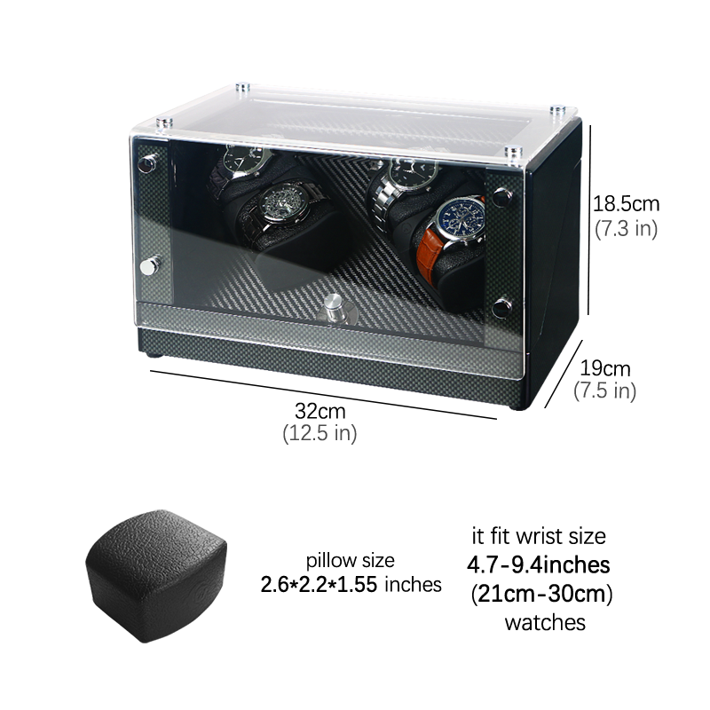 Watch Winder 8183-Black - Image 4