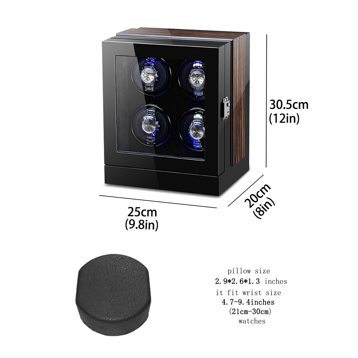 Watch Winder 8202-Black - Image 8