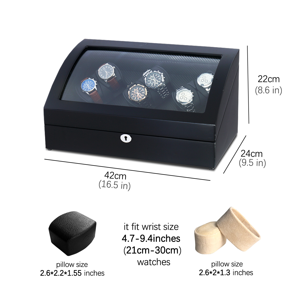 Watch Winder 8223-Black - Image 6