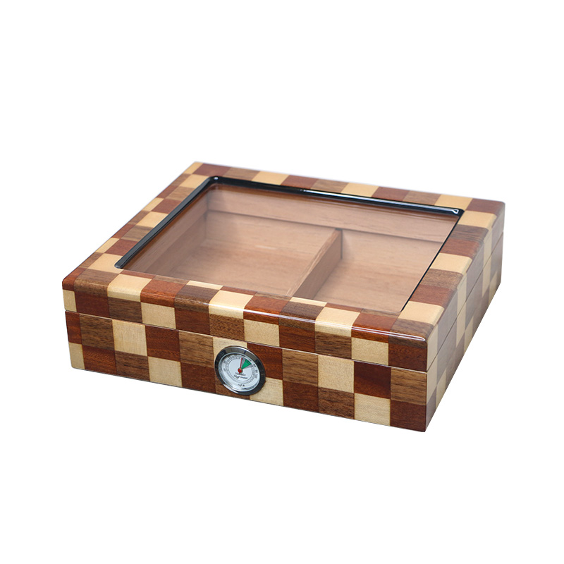 Glass window + Custom cigar box: How does this solid wood cigar box perfectly preserve your collection - Image 4