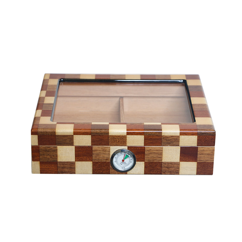 Glass window + Custom cigar box: How does this solid wood cigar box perfectly preserve your collection - Image 2