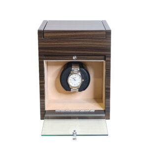 The automatic chain box simulates the natural rotation of the wrist 8311-Wood Grain 1 watch winder