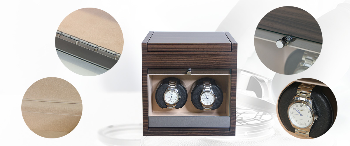 Double-slot auto watch winder