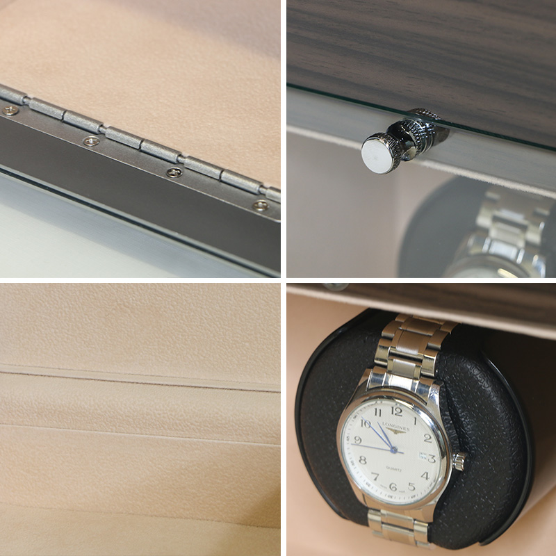 2-slot Automatic Watch Winder box watch case Automatic Winder self winding watch 8312 - Image 6