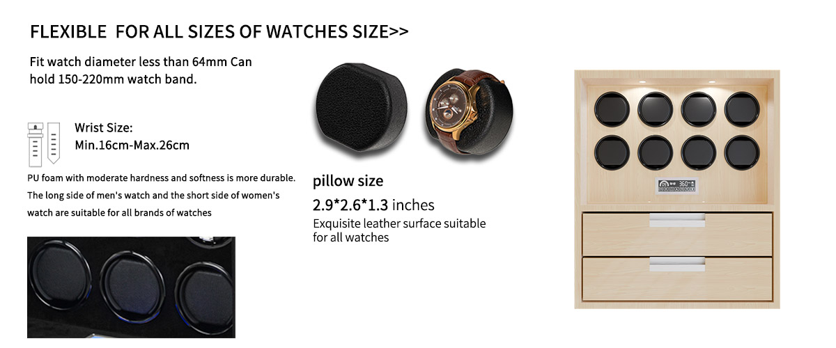 Custom12 Watch Winder Safe with Personalized Color (Waterproof & Flame-Retardant, Handmade Eco-Friendly Material)SB-565 - Image 5