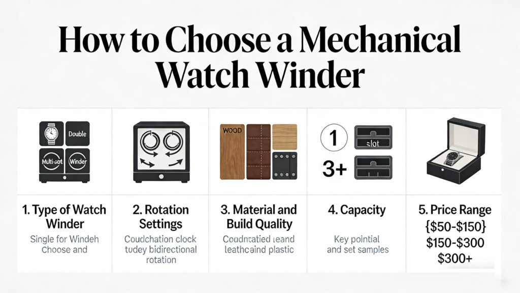 How to Choose a Mechanical Watch Winder