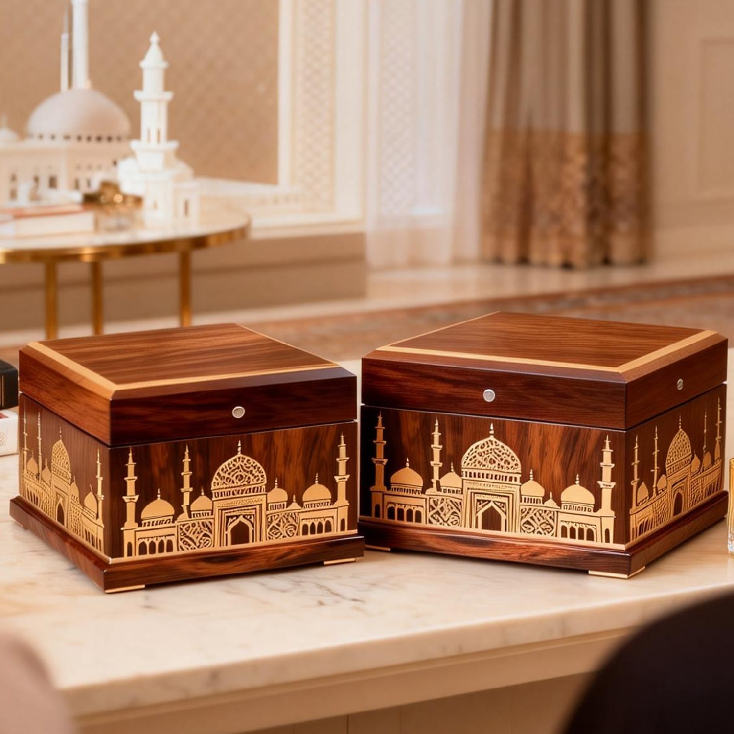 Custom Perfume Box Arabic Design – Velvet & Gold Foil, MOQ 30, 5-Day Sampling, Fast Ship to KSA & Dubai - Image 7