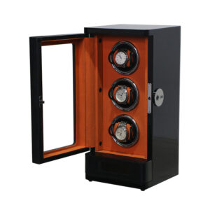 3-Position Automatic Mechanical Watch Winder Box - Silent Motor Anti-Stop Display Box 1012 | Essential for Professional Watch Collectors