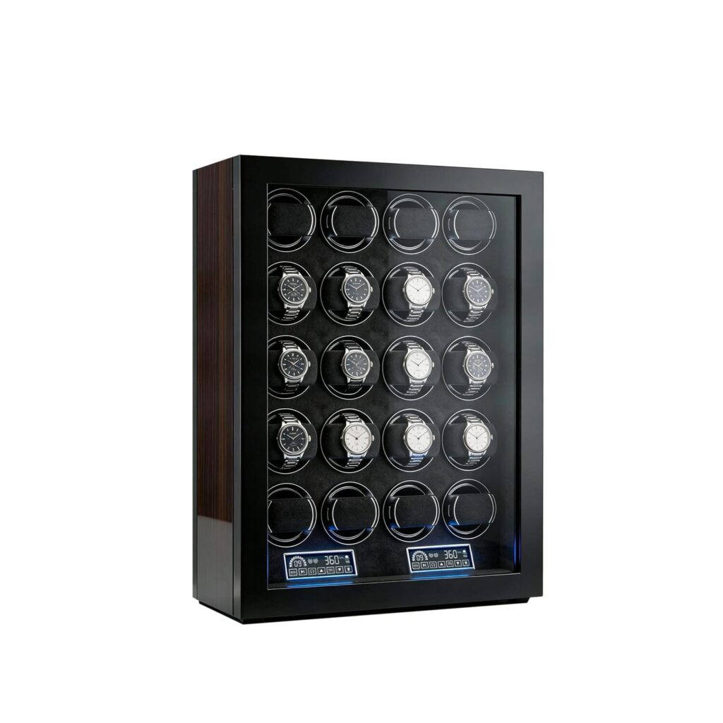Collector’s Choice 20 Smart Watch Winder – Anti-Magnetic and Moisture-Resistant, Supports Complex Function Watches插图2