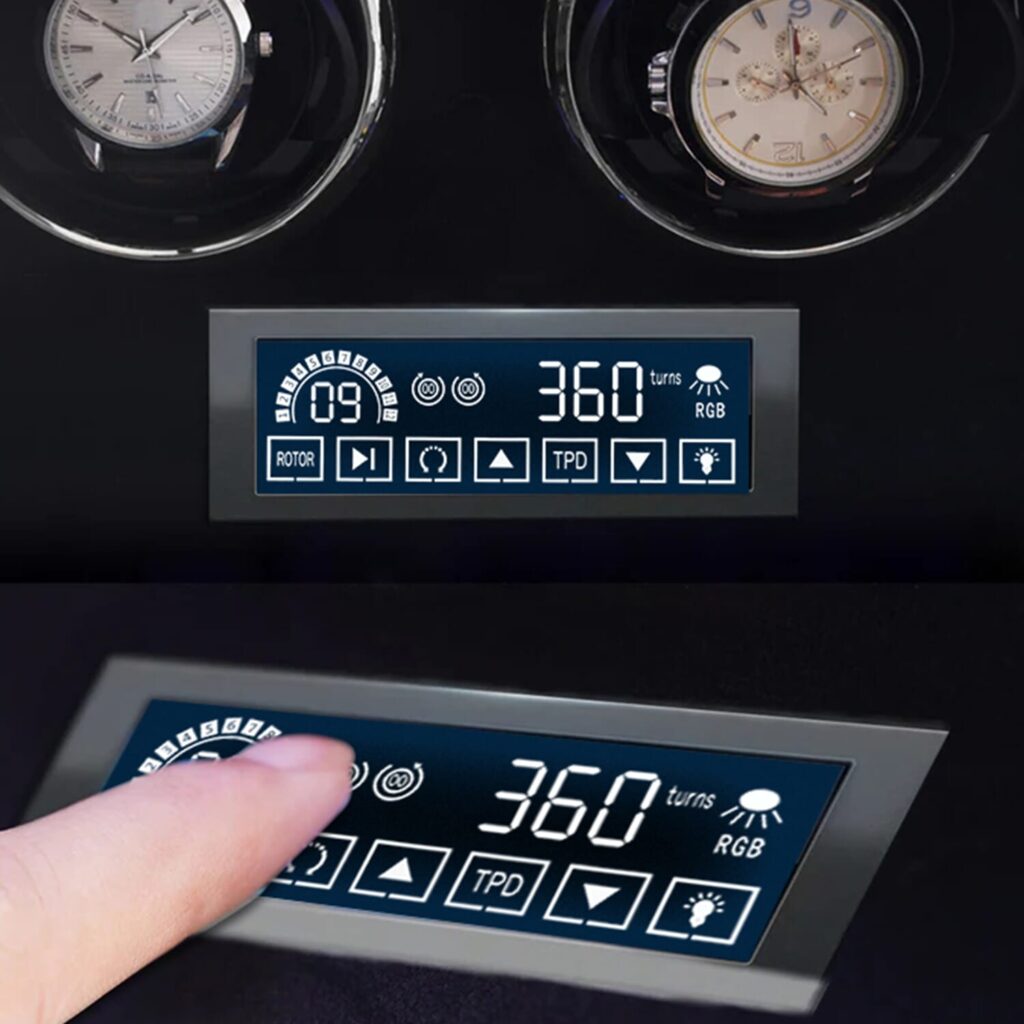 Collector’s Choice 20 Smart Watch Winder – Anti-Magnetic and Moisture-Resistant, Supports Complex Function Watches插图7