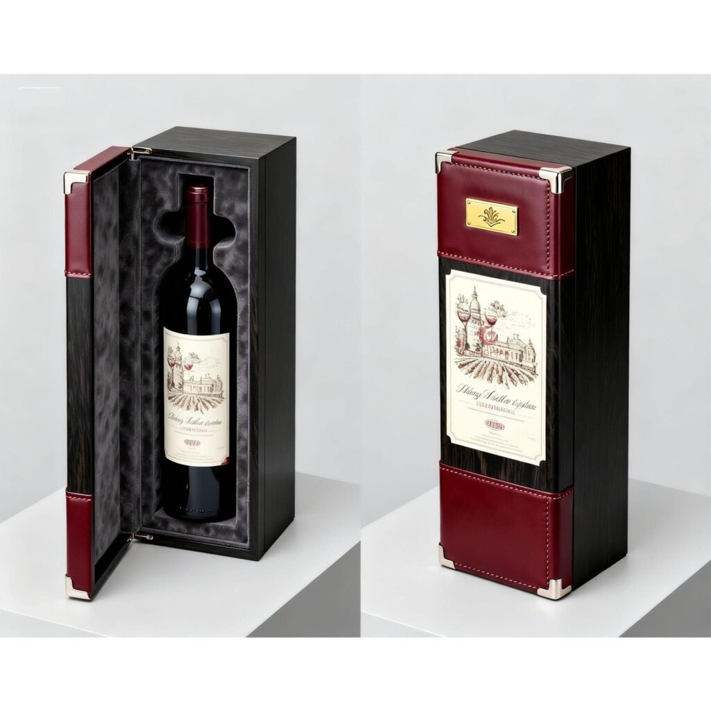 Red wine box packaging