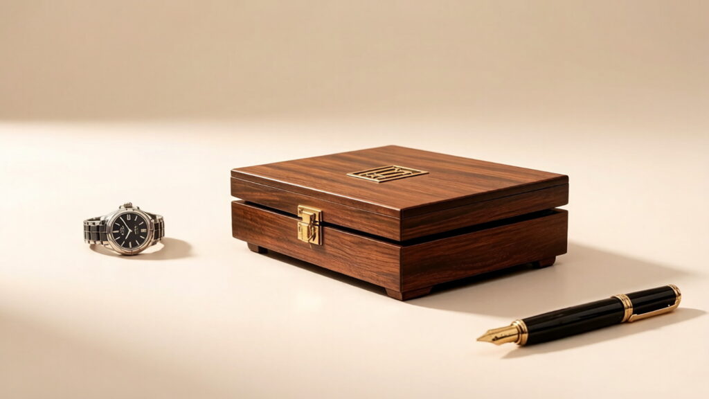 Luxury wooden box packaging
