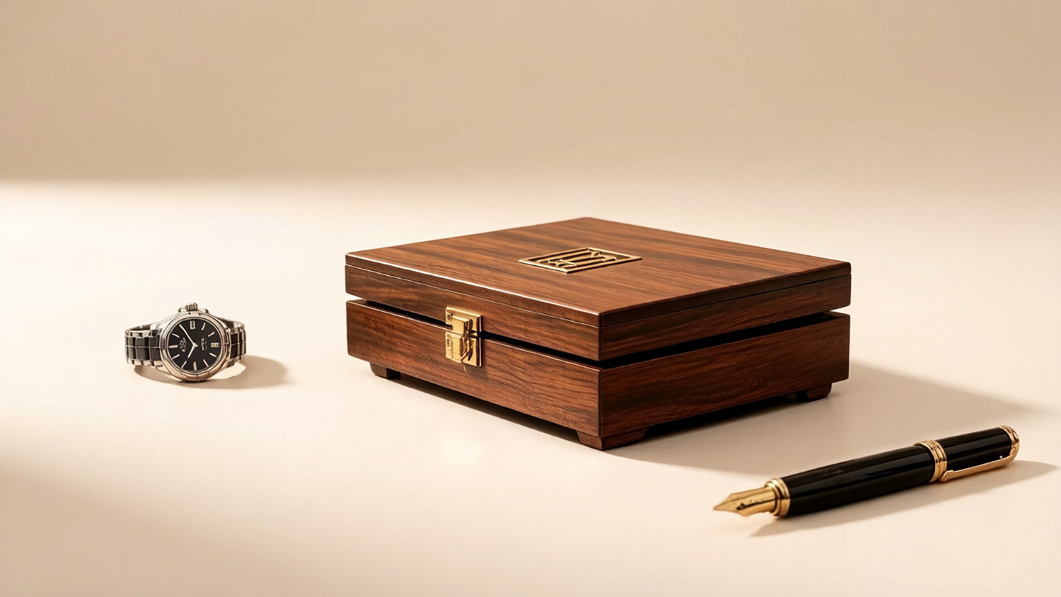 Luxury wooden box packaging