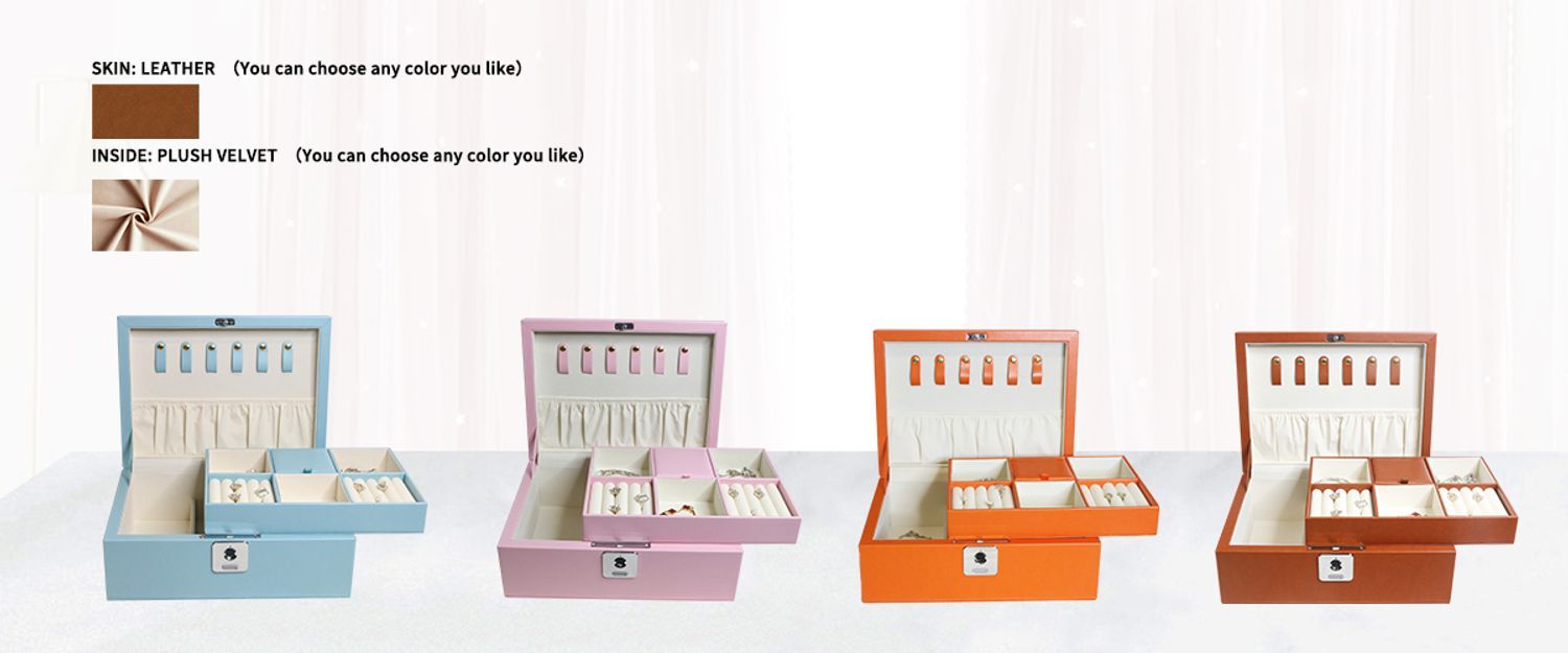 Macaron colors Jewelry Box-L100