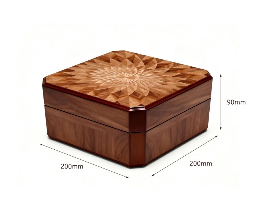 Solid wood jewelry box JB 4714 10