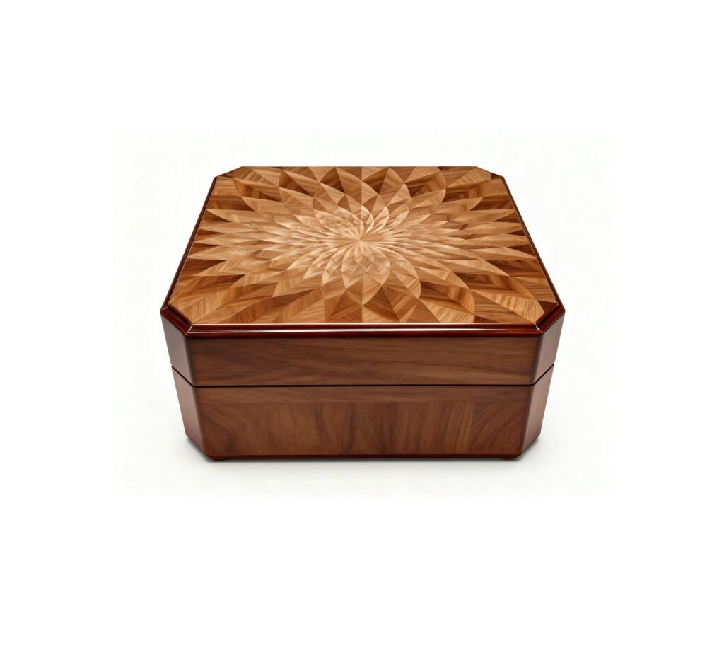 Solid wood jewelry box JB 4714 3
