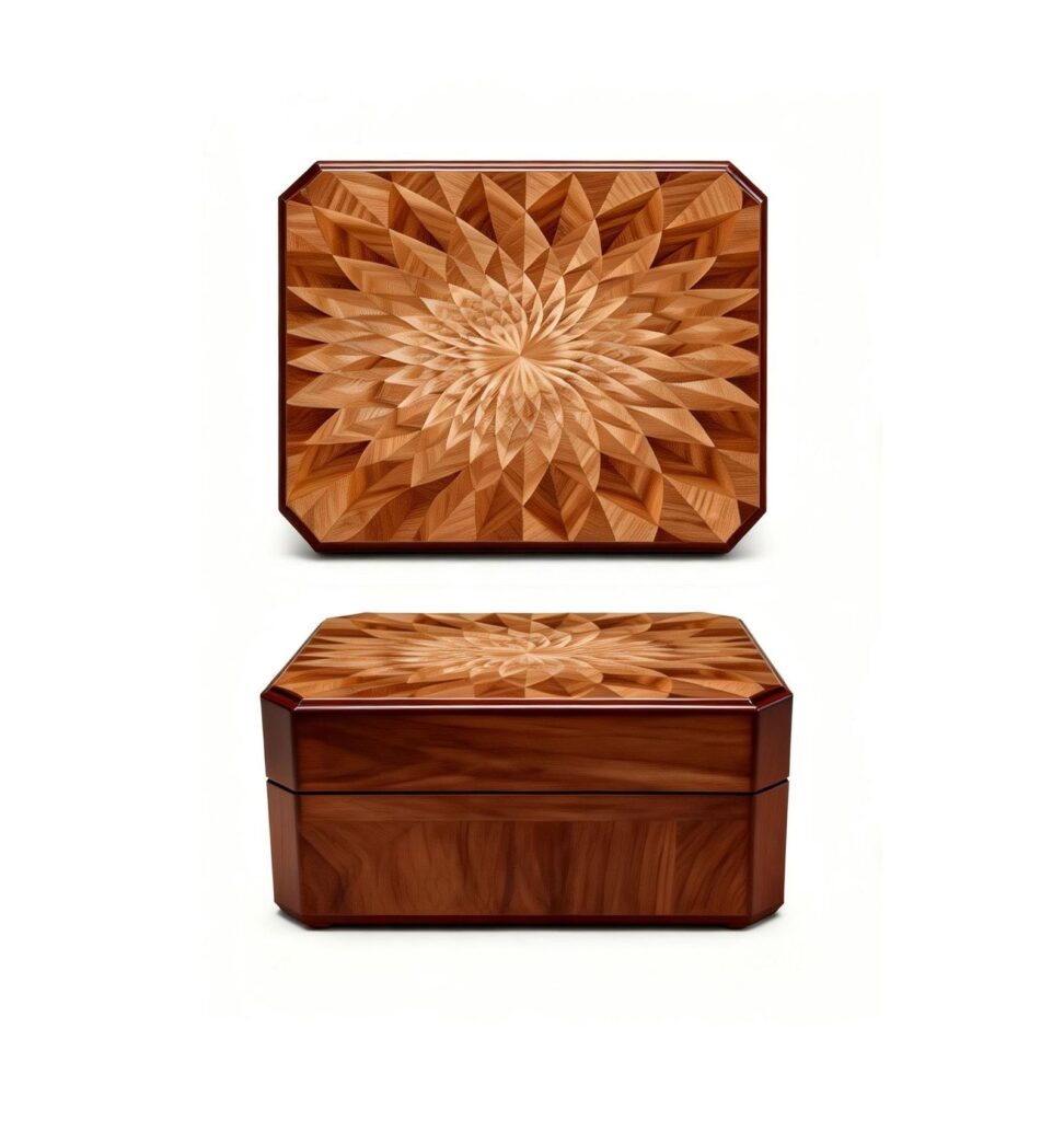 Solid wood jewelry box JB 4714 5
