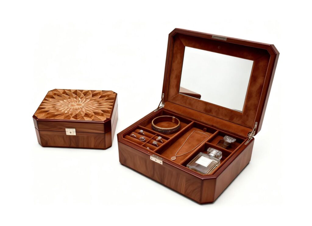 Solid wood jewelry box JB 4714 7