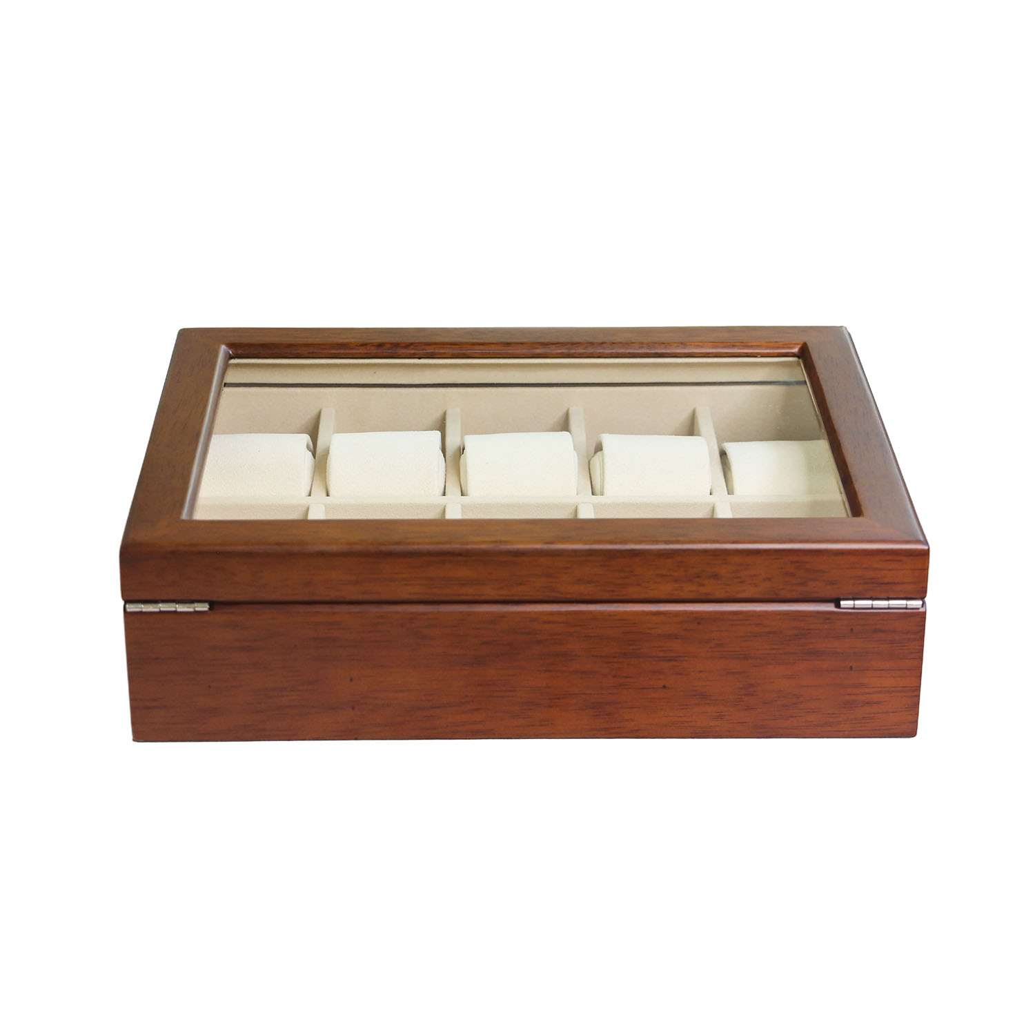 Light Luxury Solid Wood Watch Display Box with Lock Wristwatch Home Storage Gift Box WB-2610 - Image 5