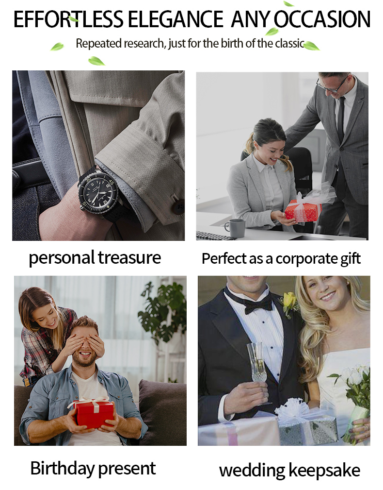 Light Luxury Solid Wood Watch Display Box with Lock Wristwatch Home Storage Gift Box WB-2610插图1