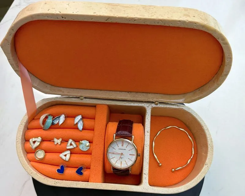 Marble jewelry box