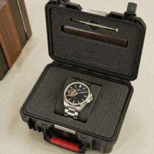 OEM/ODM Custom Watch Case Portable Travel Watch Storage Box with EVA Foam 1-12 Slots