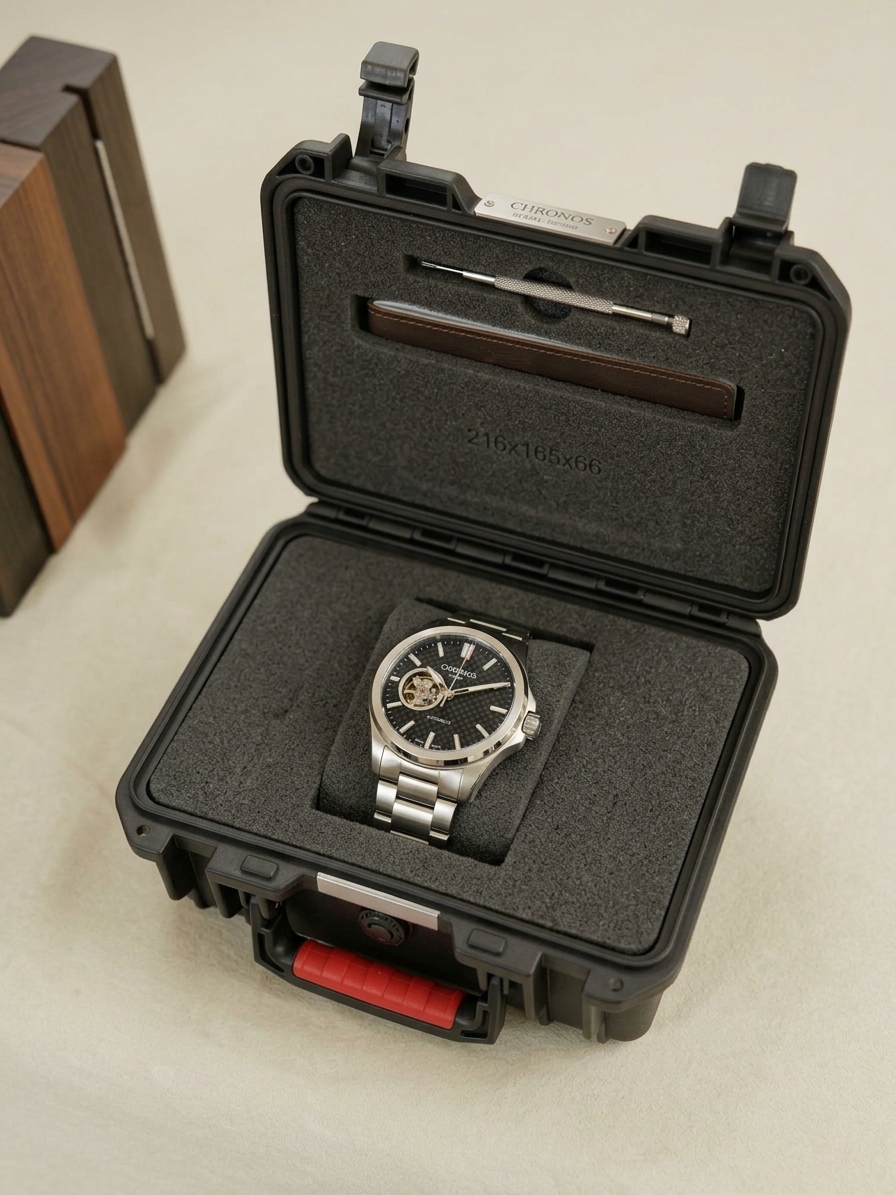 OEM/ODM Custom Watch Case Portable Travel Watch Storage Box with EVA Foam 1-12 Slots 7